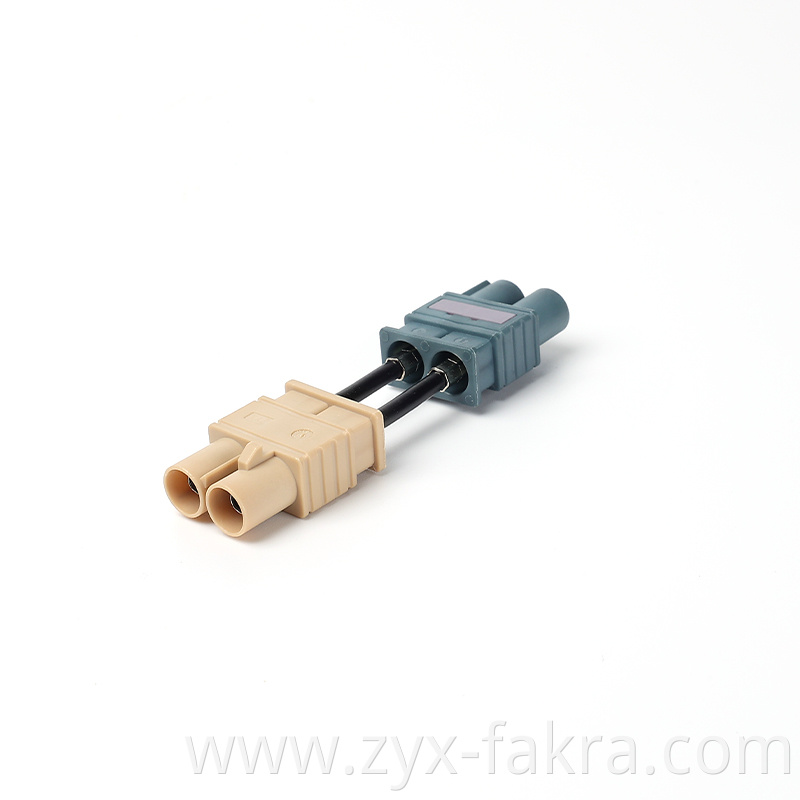 FAKRA double female wire end connector